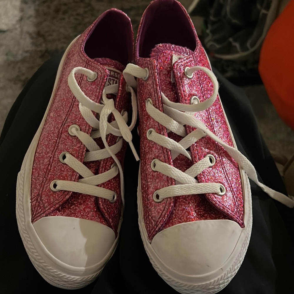 Hot pink All Star converse